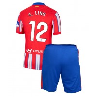 Atletico Madrid Samuel Lino #12 Fußballbekleidung Heimtrikot Kinder 2024-25 Kurzarm (+ kurze hosen)